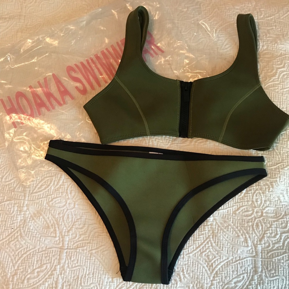 Hoaka Swimwear - Chloe Khaki Set